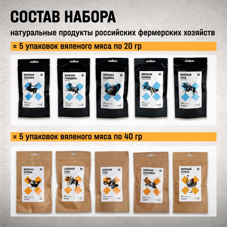 Коробка Вяленого мяса